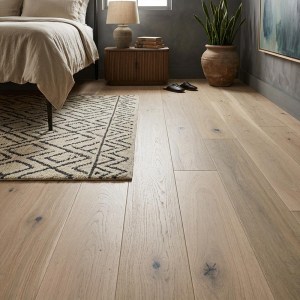 PARQUET PREFINITI - Rovere 1 Strip - Bianco - Verniciato Opaco - Spazzolato-3